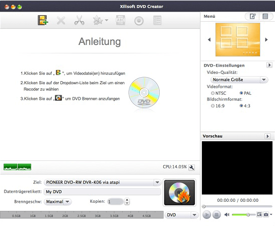 Xilisoft DVD Creator Mac