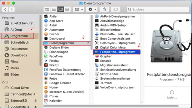 Disk-Abbild erstellen