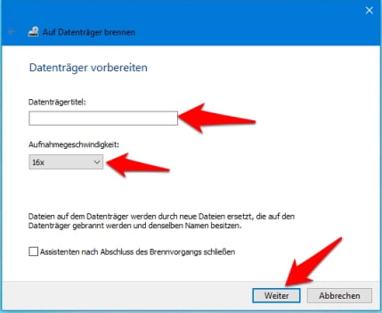 MP4 auf Datenträger brennen