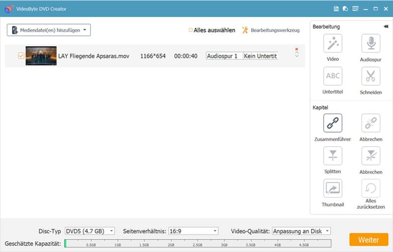 MP4 Videos bearbeiten