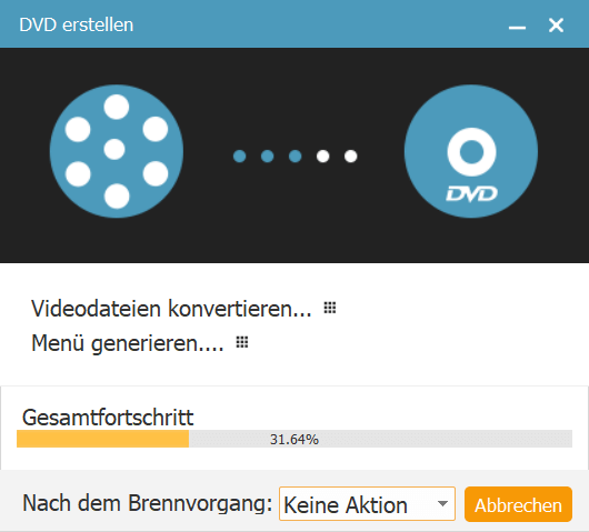 VideoByte DVD Creator Oberfläche