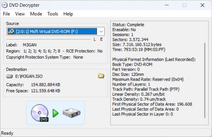 DVD-Filme mit DVD Decrypter kopieren