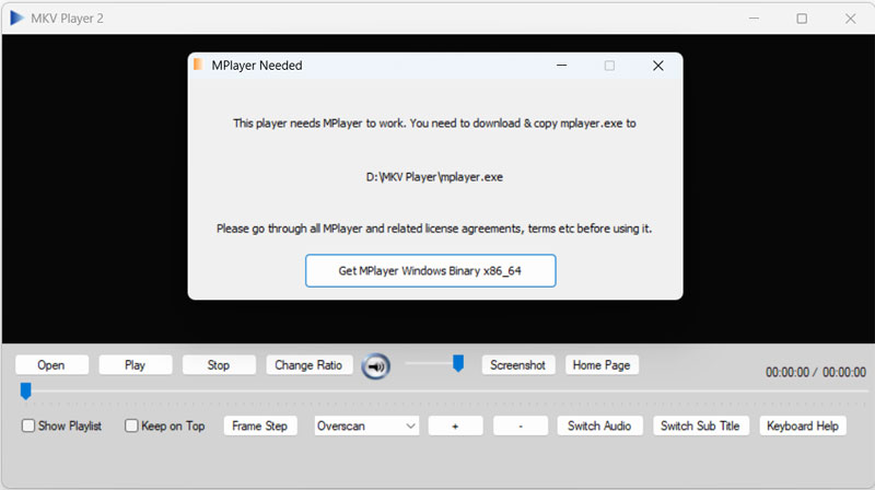 MKV Player Software