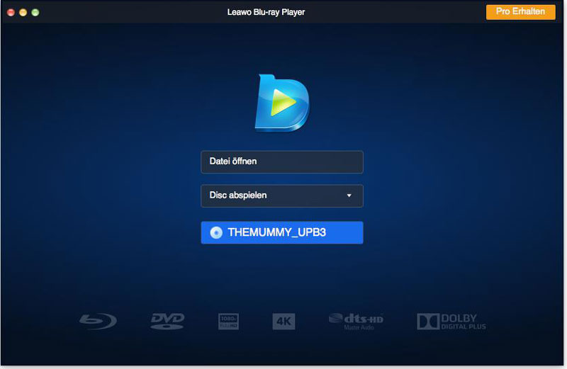 Leawo Blu-ray Player für Mac