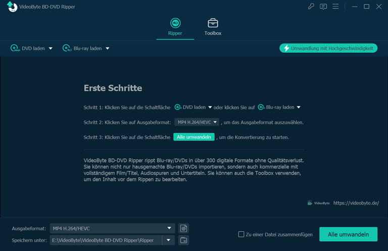 VideoByte BD-DVD Ripper