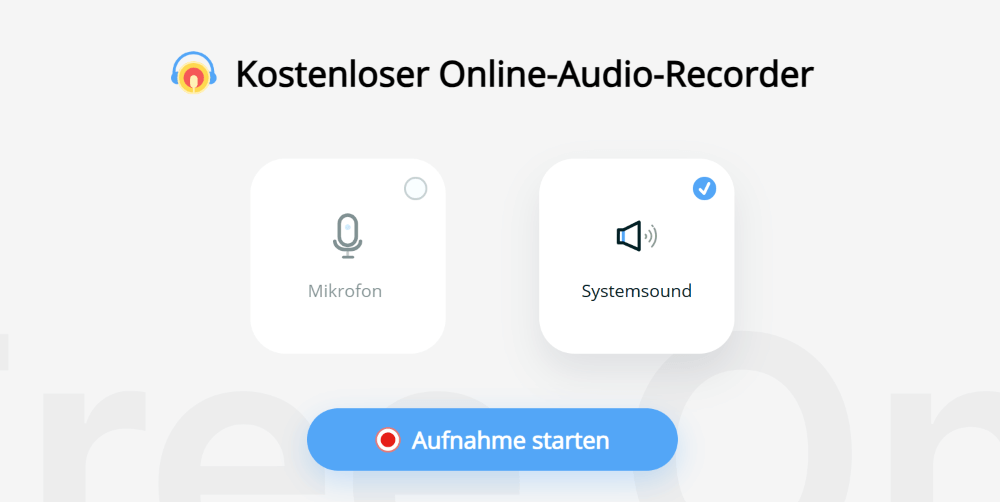 Systemsound auswählen