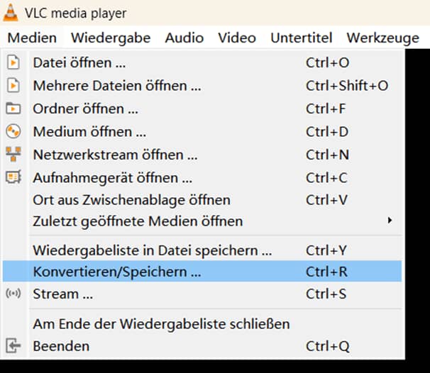 VLC installieren und starten