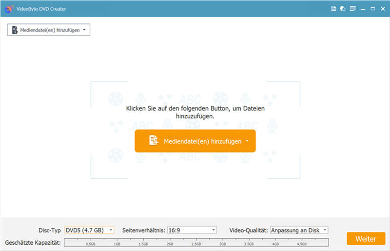 VideoByte DVD Creator starten