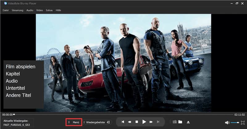 DVD/Blu-ray abspielen