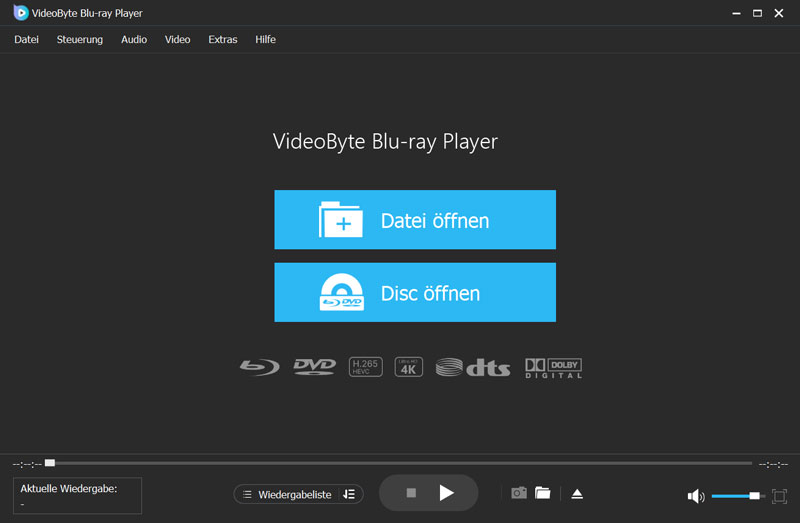 VideoByte Blu-ray Player ausführen